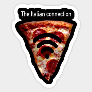 The true Italian connection: pizza Sticker